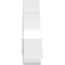 Ekena Millwork Ericson Architectural Grade PVC Gable Bracket, 60"W x 20"H x 6"D x 6"F, 8/12 Pitch GBP060X20X0606ERI00 - alternate 5